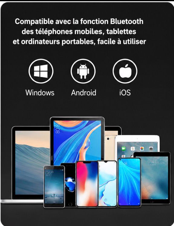 Clavier Bluetooth Pliable 3-en-1 avec Pavé Tactile ⚡ | SENJAMM