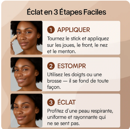 Baume de Teint SENJAMM - 6 teintes pour toutes les carnations africaines