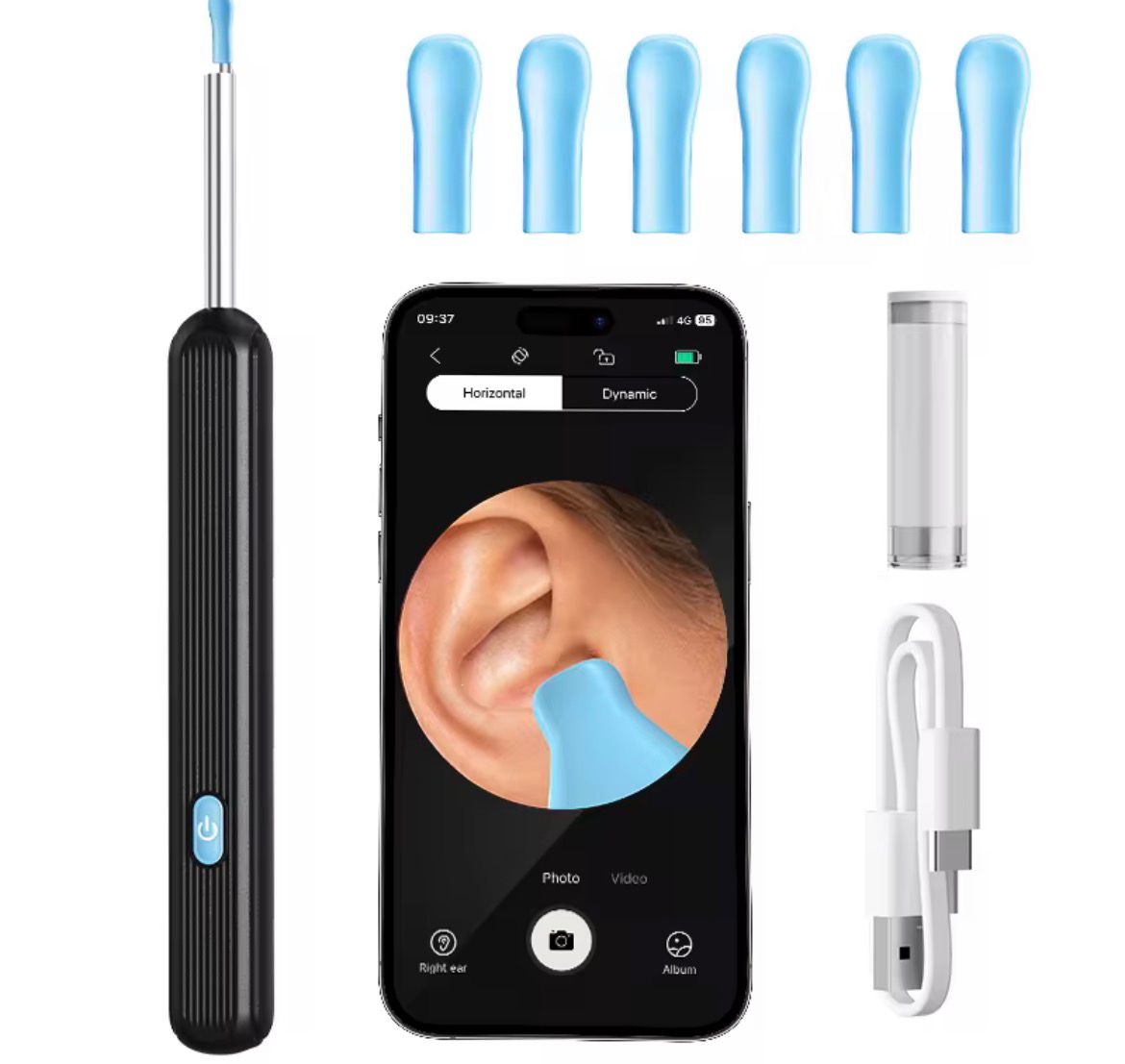 Otoscope Bluetooth SENJAMM - Idéal pour toute la famille adultes enfants bébés